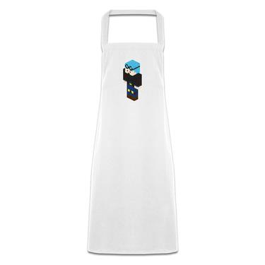 Picture of Dantdm Dan The Diamond Minecart Blue Hair Player Skin 3D Standing Left Pose Adult Apron