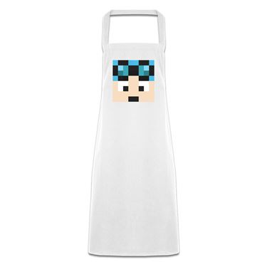 Picture of Dantdm Dan The Diamond Minecart Blue Hair Player Skin Face Adult Apron