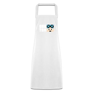 Picture of Dantdm Dan The Diamond Minecart Blue Hair Player Skin Face And White Text Adult Apron