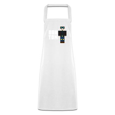 Picture of Dantdm Dan The Diamond Minecart Player Skin Standing Pose And White Text Adult Apron