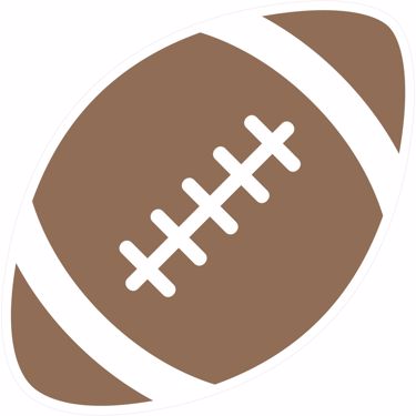 Picture of Emoji American Football Wall Sticker