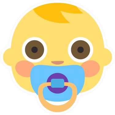Picture of Emoji Baby Wall Sticker