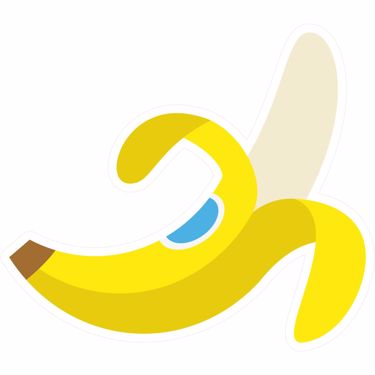 Picture of Emoji Banana Wall Sticker