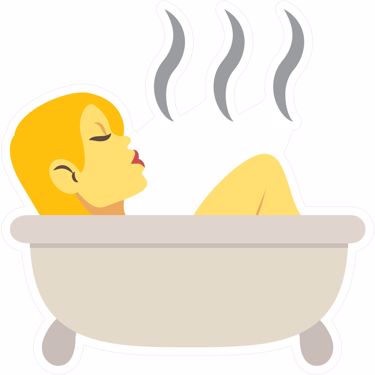 Picture of Emoji Bath Wall Sticker