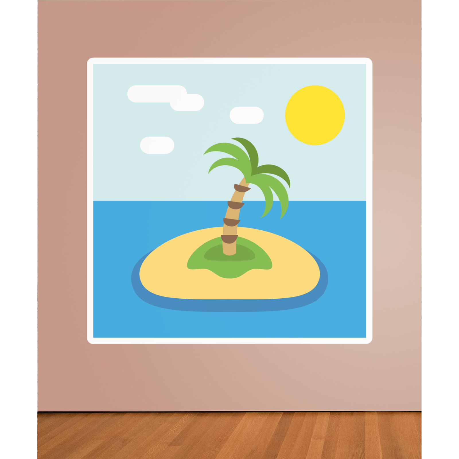 Desert Island Emoji (U+1F3DD)