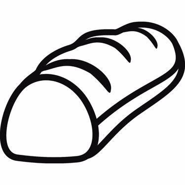 Picture of Emoji Baguette Bread Decal Sticker