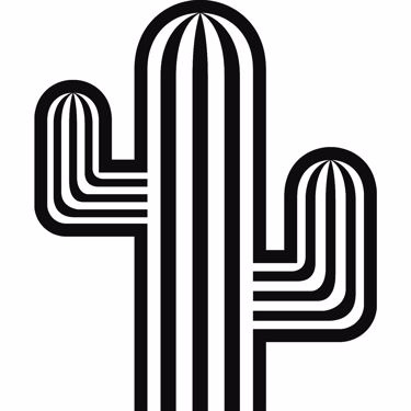 Picture of Emoji Cactus Decal Sticker