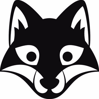 Picture of Emoji Fox Face Decal Sticker
