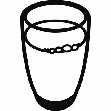 Picture of Emoji Glass Of Milk Decal Sticker