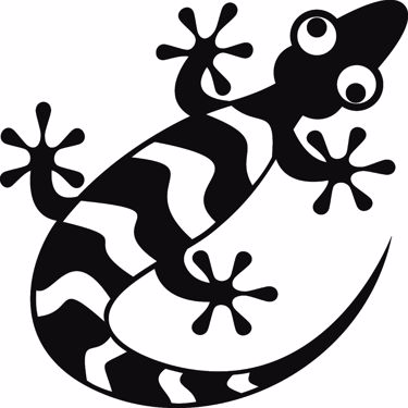 Picture of Emoji Lizard Decal Sticker