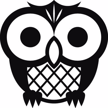 Picture of Emoji Owl Decal Sticker