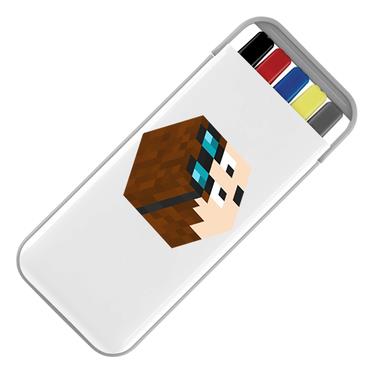Picture of Dantdm Dan The Diamond Minecart Player Skin 3D Head Right Pose Stationery Set