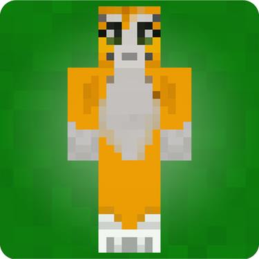 Picture of Stampy Cat Player Skin Standing Pose Wall Sticker