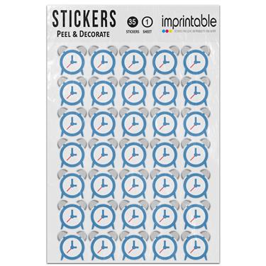Picture of Emoji Alarm Clock Sticker Sheet