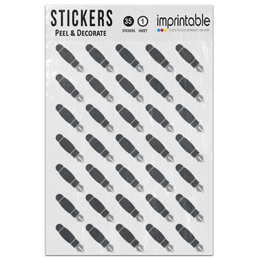 Picture of Emoji Black Nib Sticker Sheet