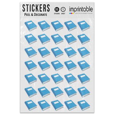 Picture of Emoji Blue Book Sticker Sheet