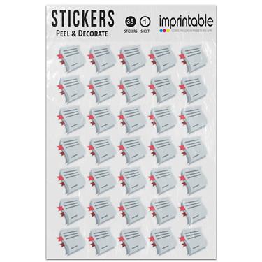 Picture of Emoji Bookmark Tabs Sticker Sheet