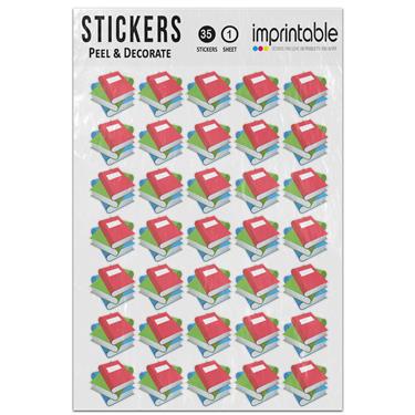 Picture of Emoji Books Sticker Sheet