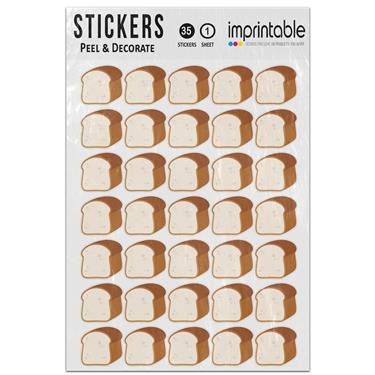 Picture of Emoji Bread Sticker Sheet