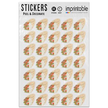 Picture of Emoji Burrito Sticker Sheet