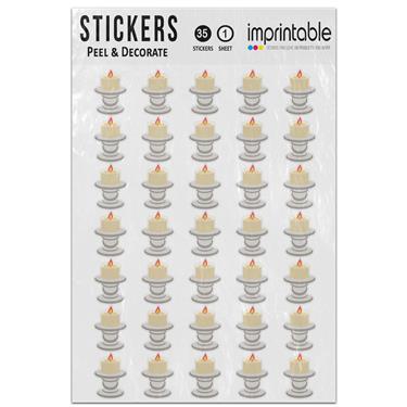 Picture of Emoji Candle Sticker Sheet