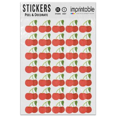 Picture of Emoji Cherries Sticker Sheet