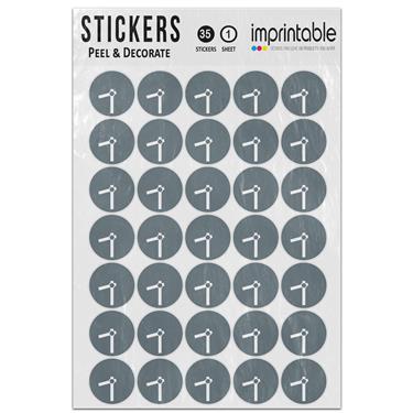 Picture of Emoji Clock Face Eight Thirty Sticker Sheet