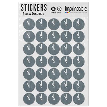 Picture of Emoji Clock Face Eleven Oclock Sticker Sheet