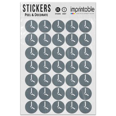 Picture of Emoji Clock Face Four Oclock Sticker Sheet