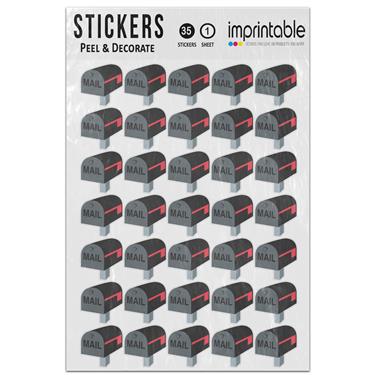 Picture of Emoji Closed Mailbox With Lowered Flag Sticker Sheet