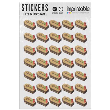 Picture of Emoji Coffin Sticker Sheet