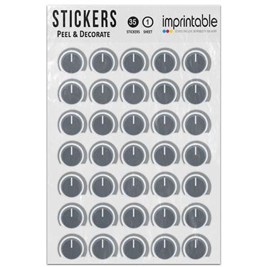 Picture of Emoji Control Knobs Sticker Sheet