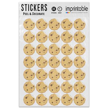 Picture of Emoji Cookie Sticker Sheet