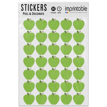 Picture of Emoji Green Apple Sticker Sheet