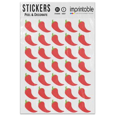 Picture of Emoji Hot Pepper Sticker Sheet