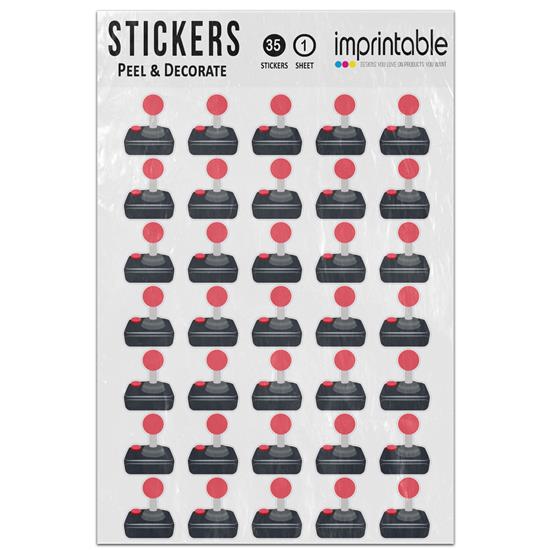 Emoji Joystick Sticker Sheet Objects. Imprintable