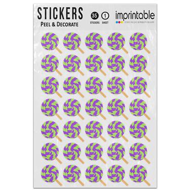 Picture of Emoji Lollipop Sticker Sheet