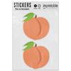 Picture of Emoji Peach Sticker Sheet