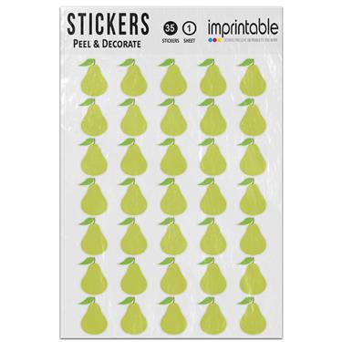 Picture of Emoji Pear Sticker Sheet