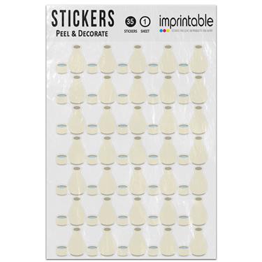 Picture of Emoji Sake Bottle And Cup Sticker Sheet