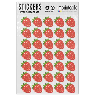 Picture of Emoji Strawberry Sticker Sheet