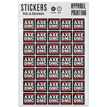 Picture of AXE DMC Break The Rules Cummings Politics Controversy Parody Sticker Sheet