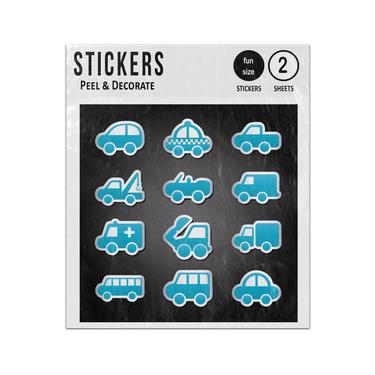 Picture of Motor Vehicles Basic Design Illustrations Sticker Sheets Twin Pack