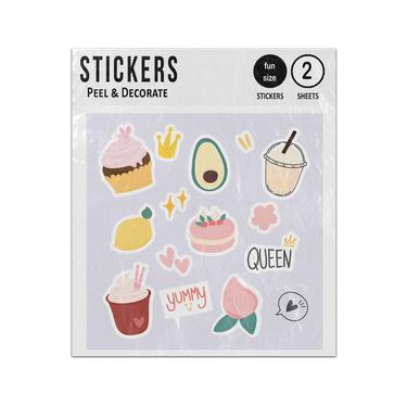Picture of Yummy Desserts Drawings Collection Sticker Sheets Twin Pack