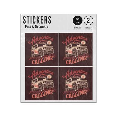 Picture of 4X4 Adventure Is Calling Sticker Sheets Twin Pack