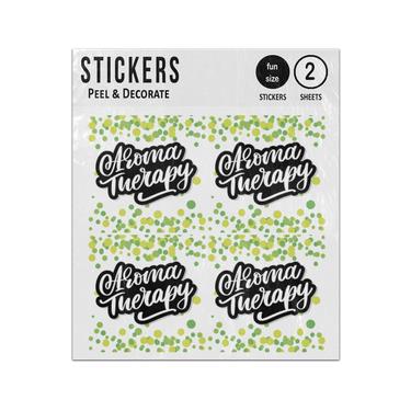 Picture of Aroma Therapy Concept Organic Sign Sticker Sheets Twin Pack