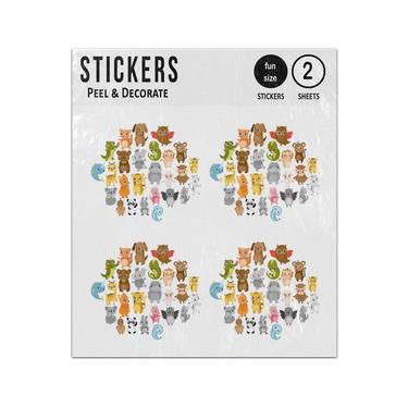 Picture of Baby Animals Collection Set Sticker Sheets Twin Pack