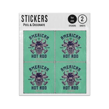Picture of Bulls Head American Hotrod Sticker Sheets Twin Pack