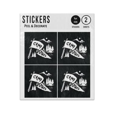 Picture of Camping Hiking Adventure Camp Vibes Wilderness Elements Sticker Sheets Twin Pack