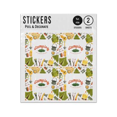 Picture of Camping Try It And Open New Worlds Sticker Sheets Twin Pack